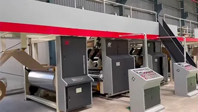 India – Five-Layer Corrugated Cardboard Line