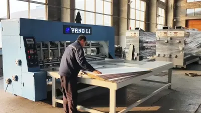 CZYL-RS4 Corrugated Cardboard Slotting Machine with Chain Feeder