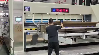 2145 Dual-Color Printer Slotter Die Cutter